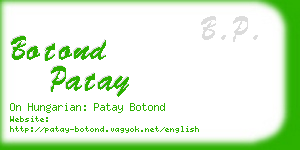 botond patay business card